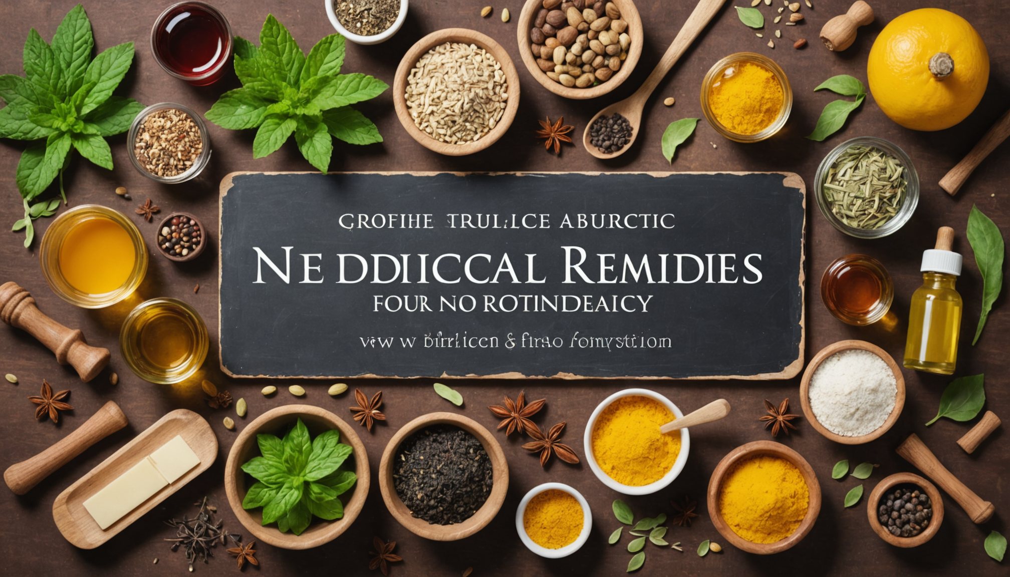 Infographic-style illustration showing lifestyle-based natural remedies for potency, including nutrition, exercise, stress management, and medical consultation icons